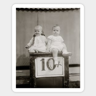 Bargain Babies, 1927. Vintage Photo Magnet